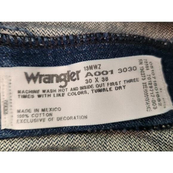Wrangler Cowboy Cut Original Fit 13MWZ Straight Denim Jean Pant Men 30 Prewashed - Picture 6 of 7